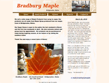 Tablet Screenshot of bradburymaple.com